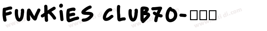funkies club70字体转换